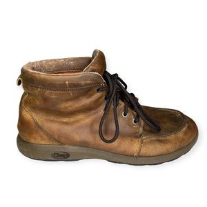 Chaco Brio Leather Lace Up Casual Boots Men’s Size 9 Perfect For Fall!!